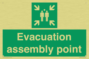Evacuation assembly point